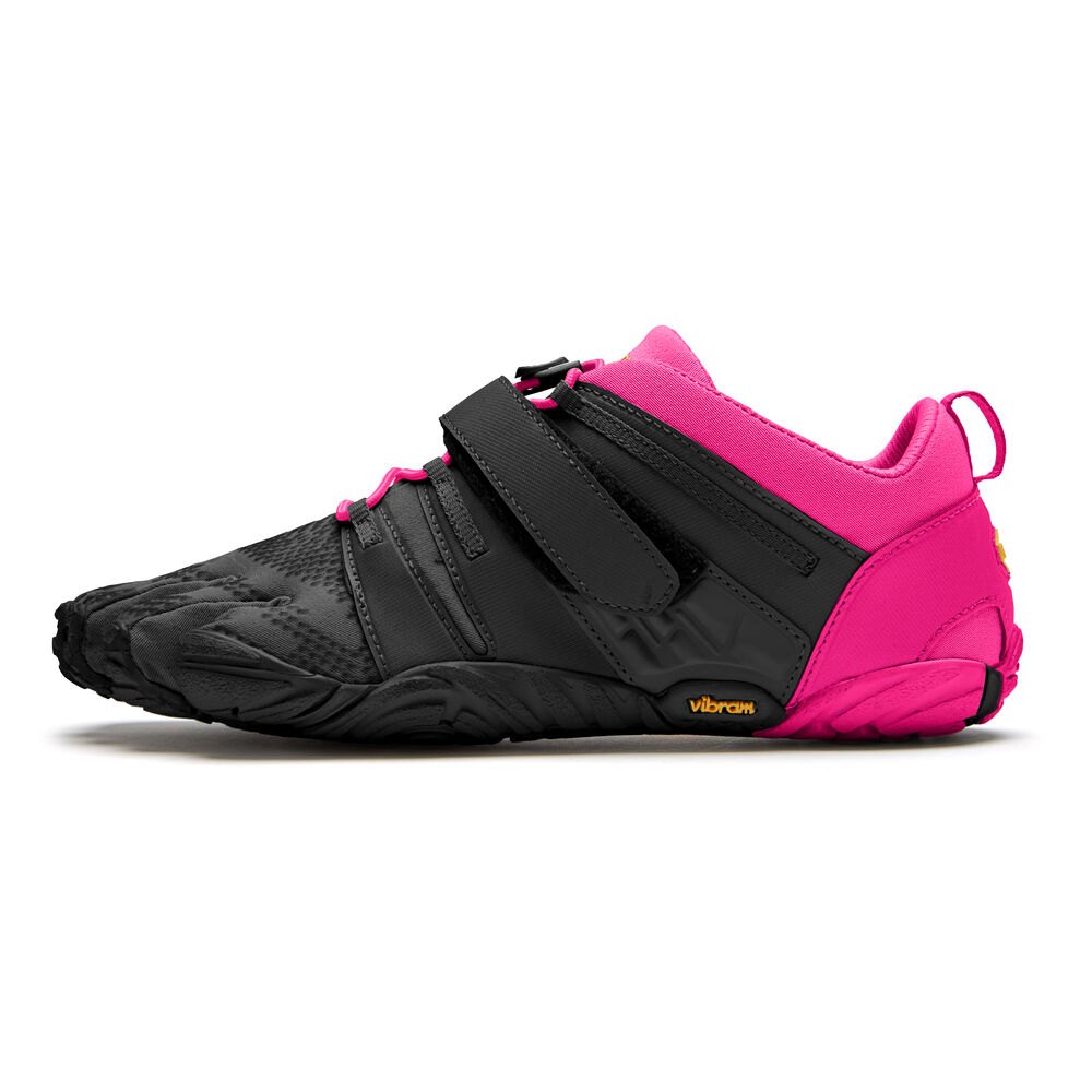 Vibram Five Fingers Womens V-Train 2.0 - Hiking Shoes Black/Pink - IEP415728